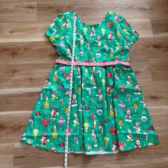 Loungefly Stitch Shoppe Holiday Disney Mickey and Friends Dress 3X - Picture 8 of 12